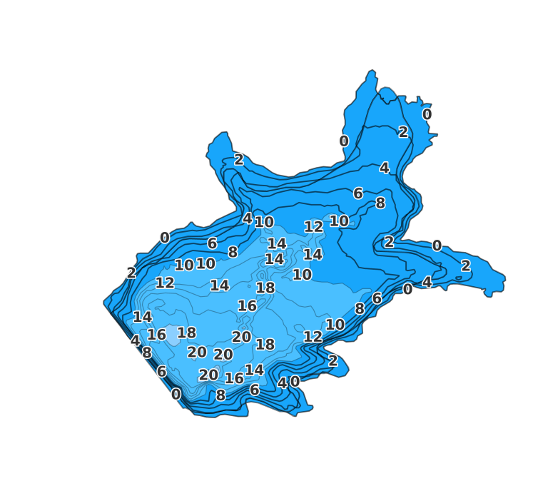 Vienna City Lake coverage - Fishing Points