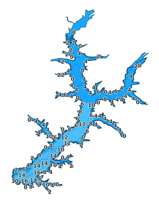 Washington County Lake coverage - Fishing Points