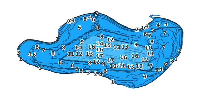 Crystal Lake coverage - Fishing Points
