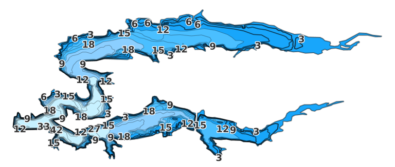 Lake MacBride coverage - Fishing Points