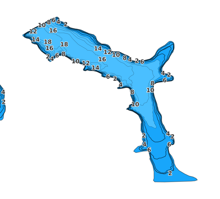 Lake Morris coverage - Fishing Points