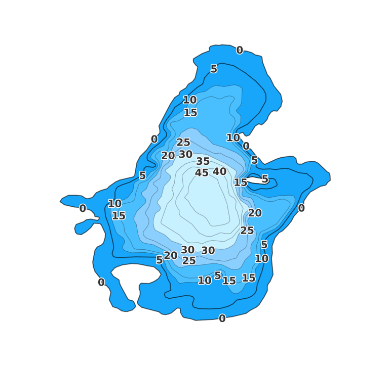 Baddacook Pond coverage - Fishing Points