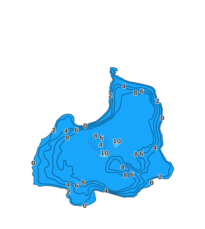Badluck Lake coverage - Fishing Points