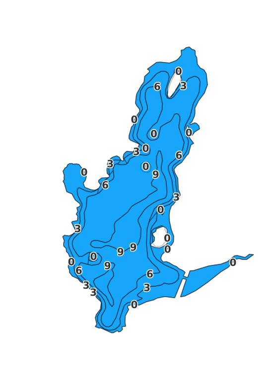 Brigham Pond coverage - Fishing Points
