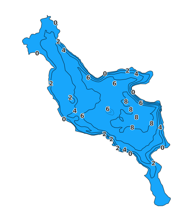 Buckley Dunton Lake coverage - Fishing Points