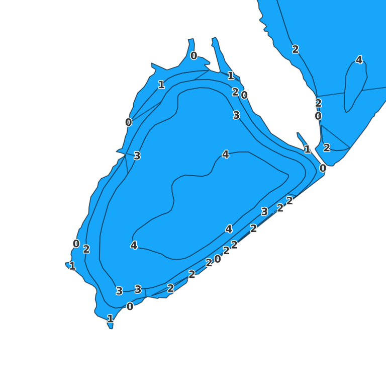 Burrage Pond - Lower Reservoir coverage - Fishing Points