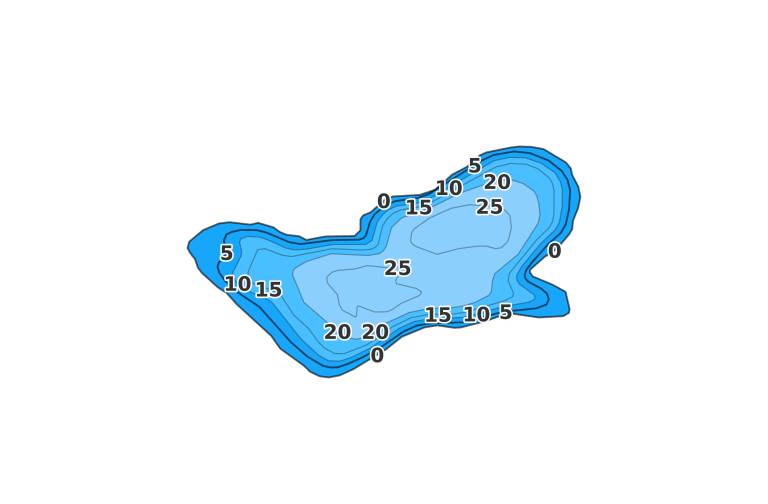 Carbuncle Pond coverage - Fishing Points