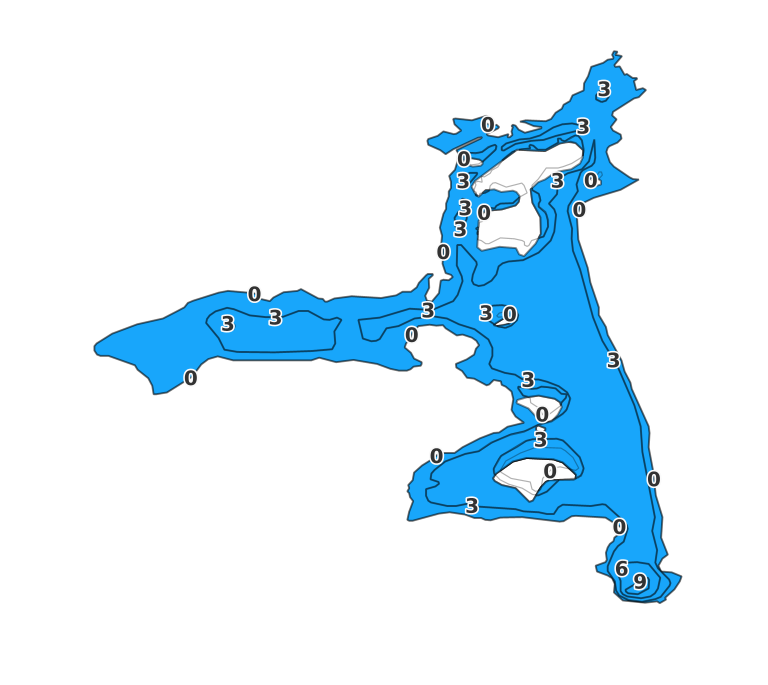 Cleveland Pond coverage - Fishing Points