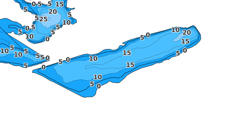 Coachlace Pond coverage - Fishing Points