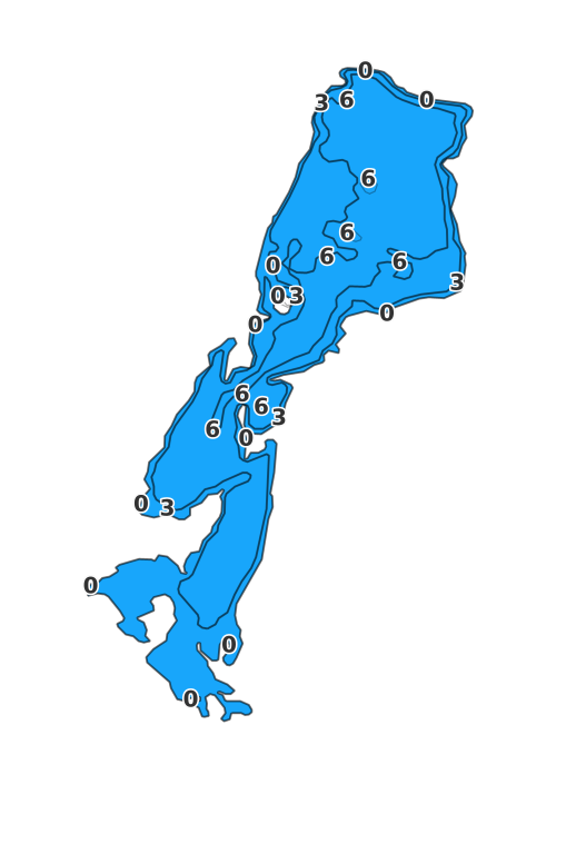 Cranberry Meadow Pond coverage - Fishing Points