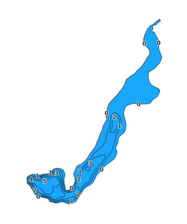 Eames Pond coverage - Fishing Points