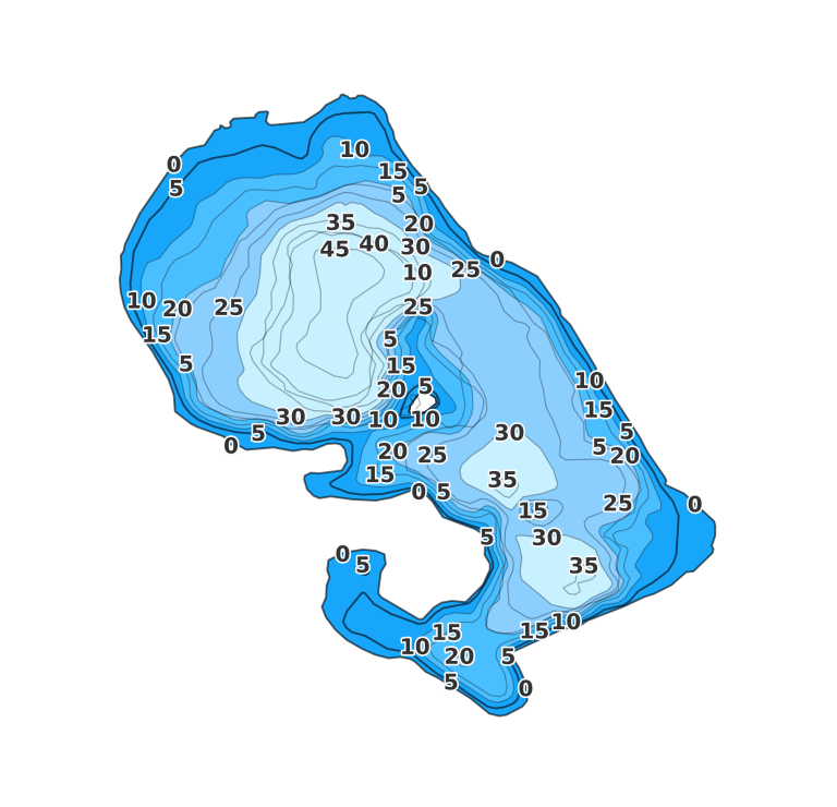 Horn Pond - Fishing Points