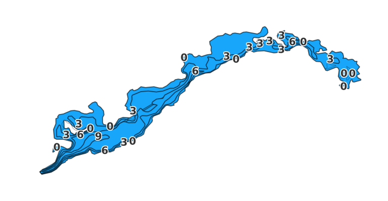 Lake Warner - Fishing Points