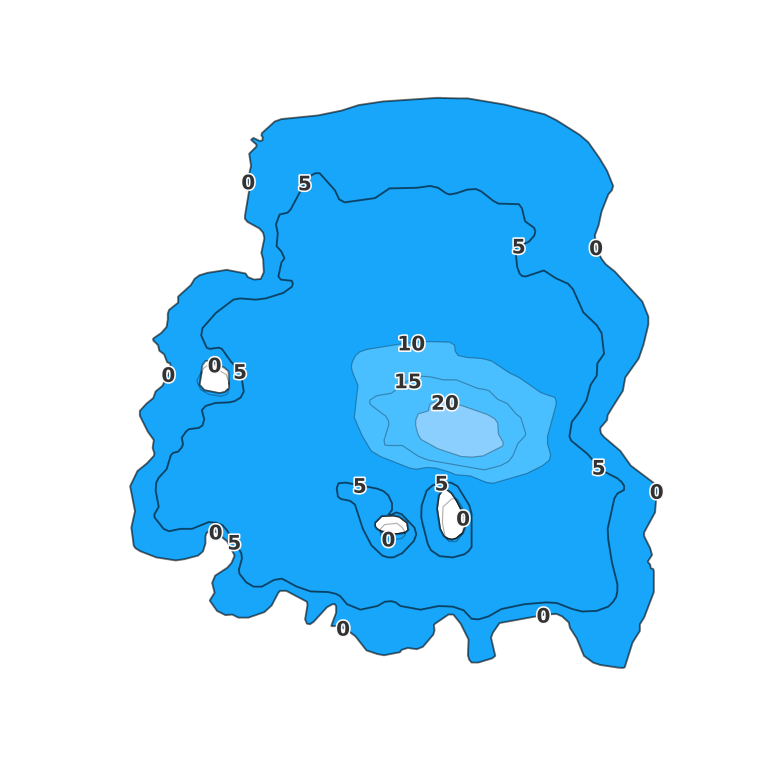 Lake Winthrop - Fishing Points