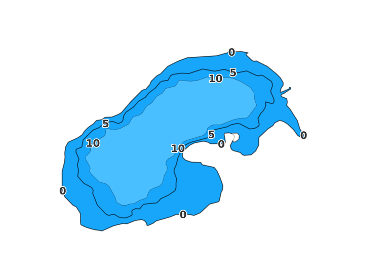 Metacomet Lake - Fishing Points