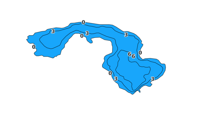 Shaw Pond - Fishing Points