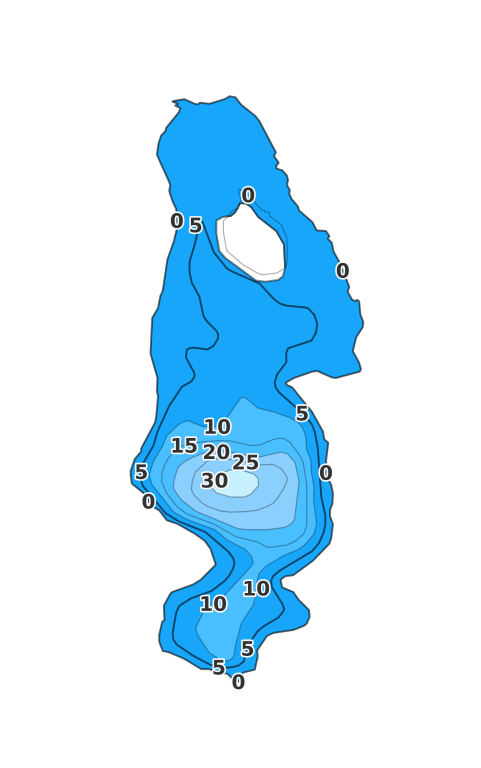 Upper Spectacle Pond - Fishing Points