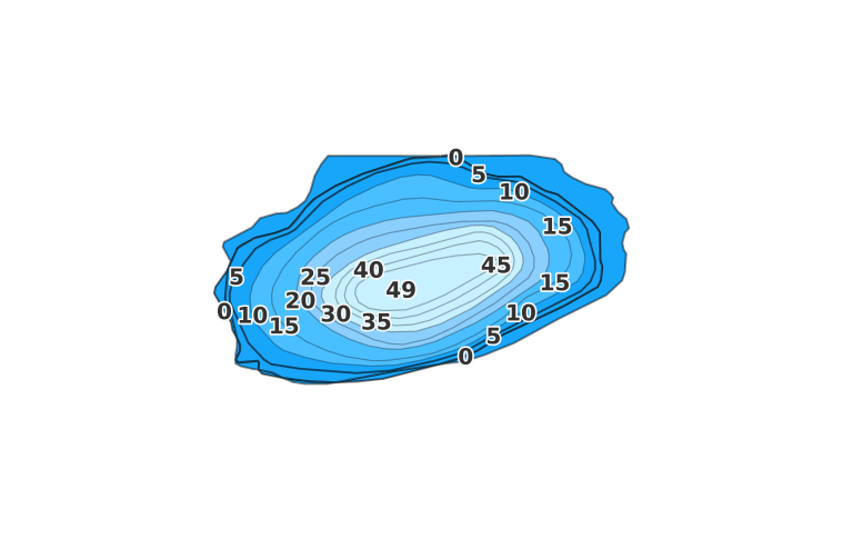 Ackerman Lake coverage - Fishing Points