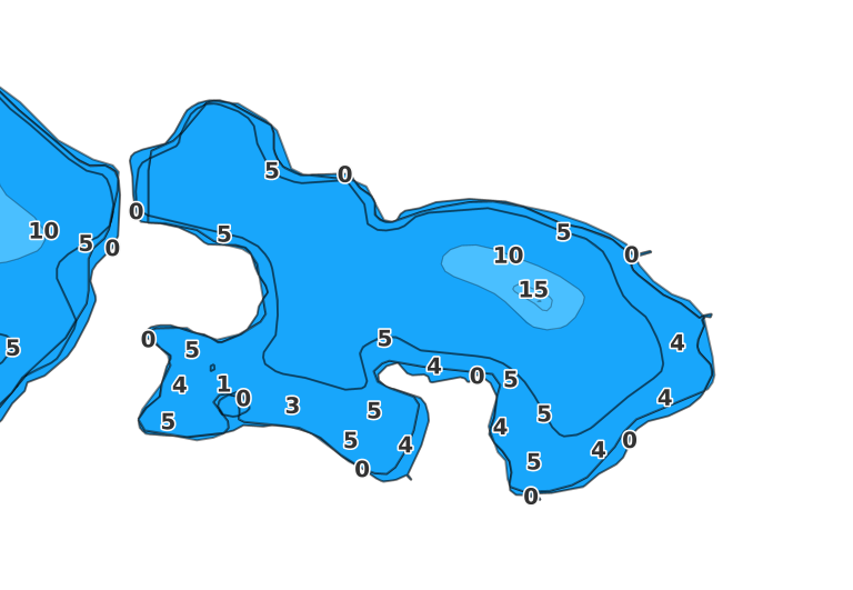 Ackley Lake coverage - Fishing Points