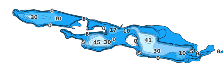 Algonquin Lake coverage - Fishing Points