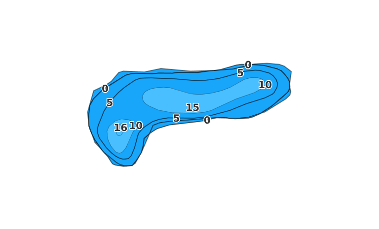 Alma Lake coverage - Fishing Points