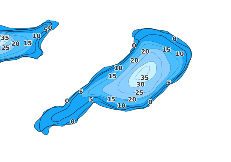 Amaung Lake coverage - Fishing Points