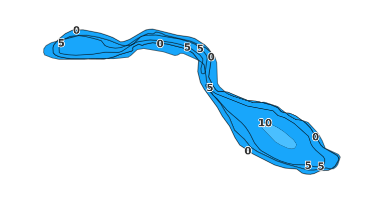 Ambrose Lake coverage - Fishing Points