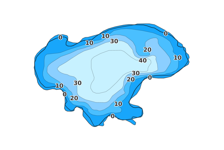 Anderson Lake coverage - Fishing Points