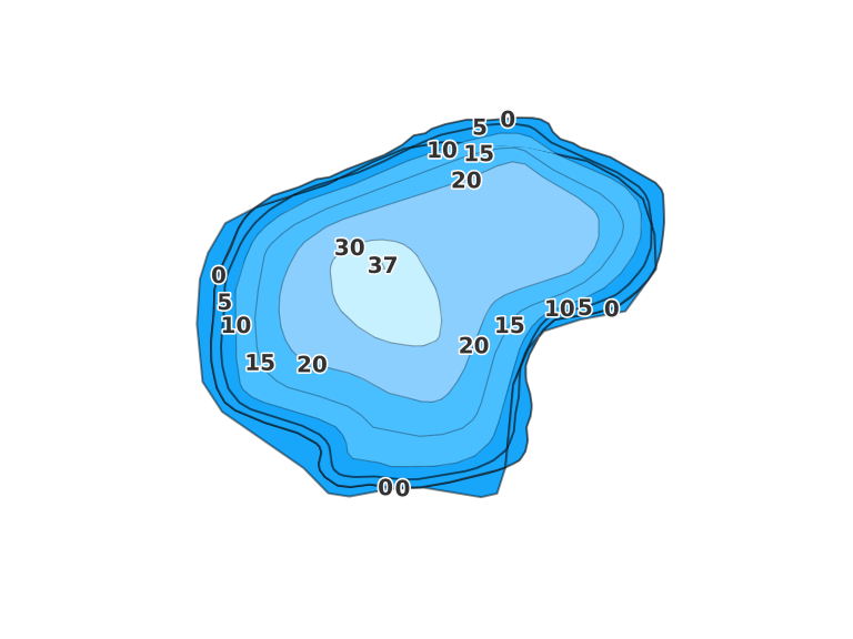 Austin Lake coverage - Fishing Points