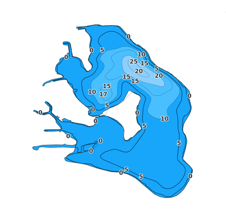 Bald Eagle Lake coverage - Fishing Points