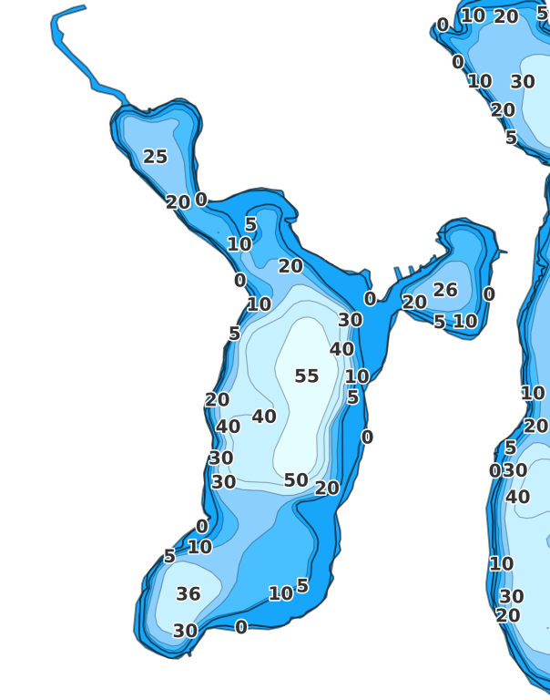Baldwins Lake coverage - Fishing Points