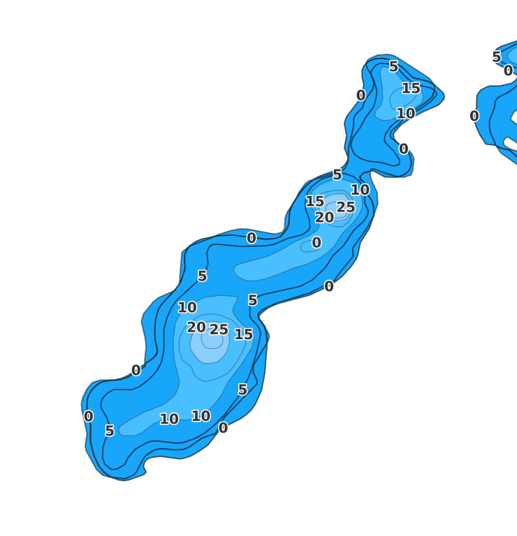 Baldy Lake coverage - Fishing Points