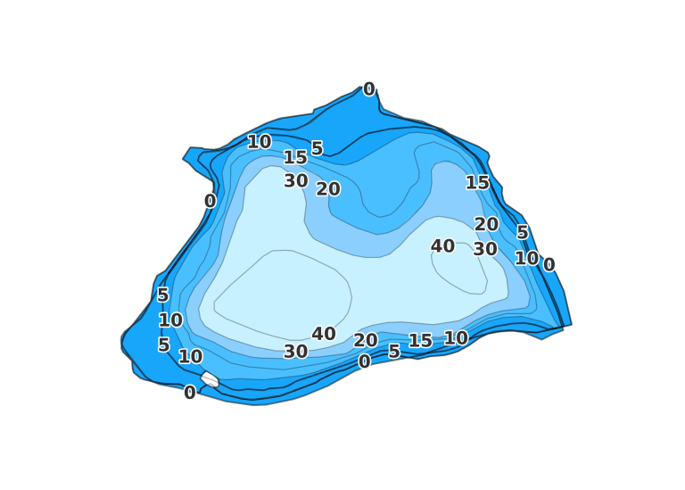 Bar Lake coverage - Fishing Points