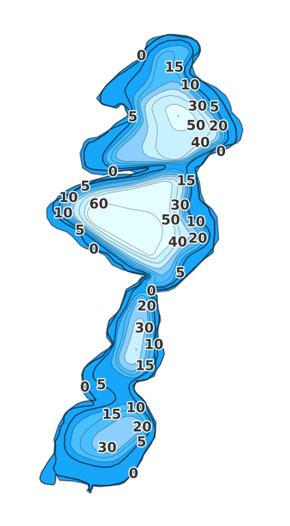 Barlow Lake coverage - Fishing Points