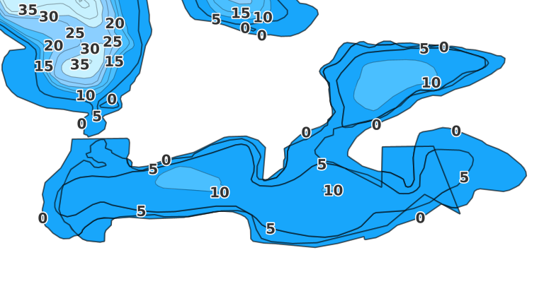 Bass Lake - Fishing Points