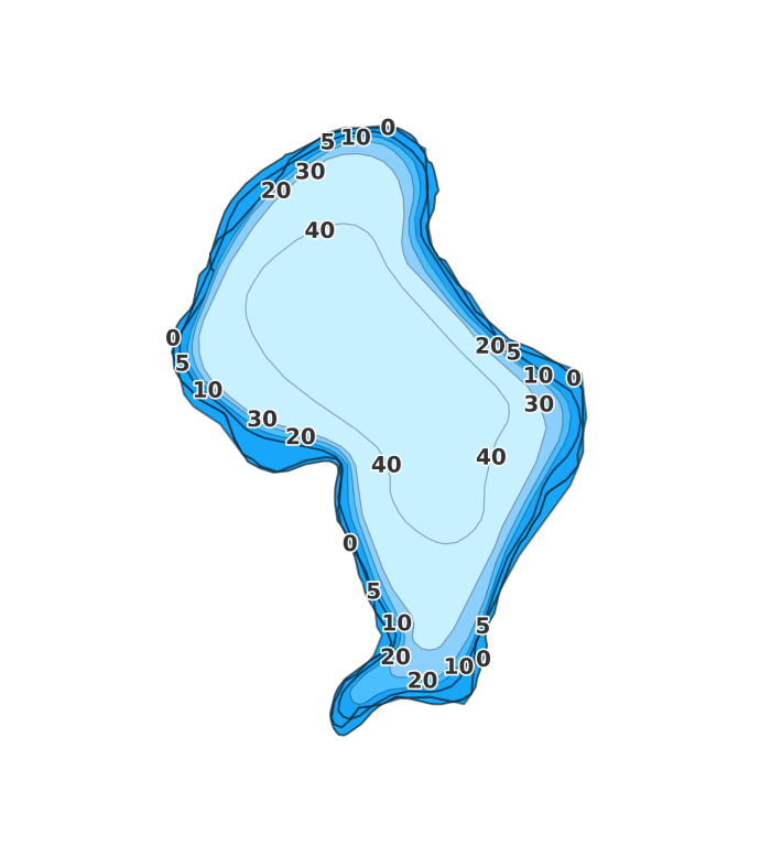 Bassett Lake - Fishing Points