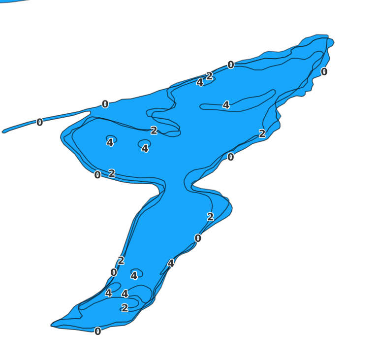 Bear Lake - Fishing Points