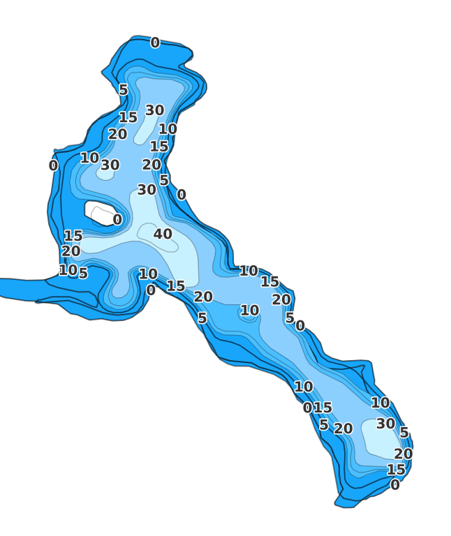 Big Pine Island Lake - Fishing Points
