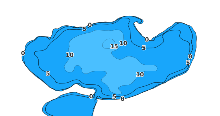 Birch Lake - Fishing Points