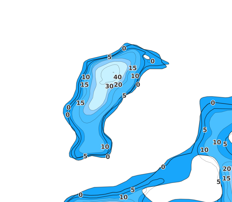 Carp Lake - Fishing Points