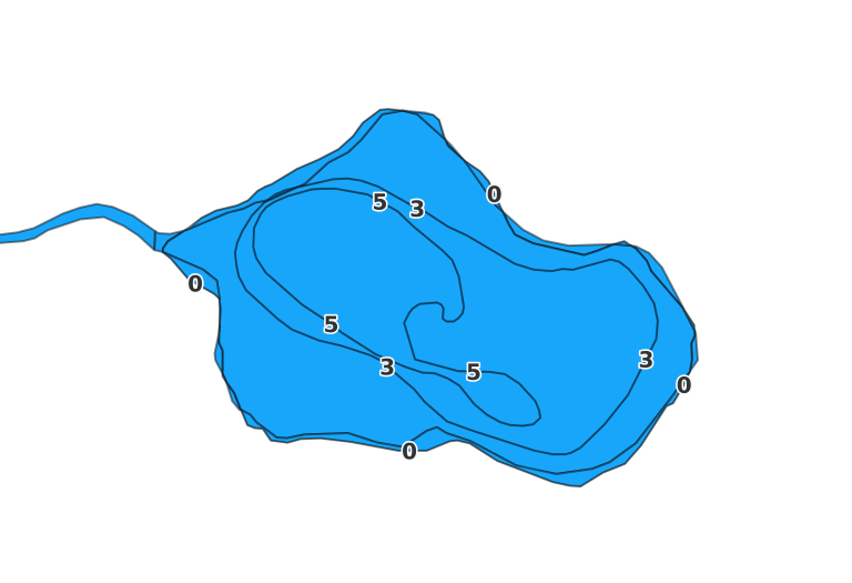 Chief Noonday Lake - Fishing Points