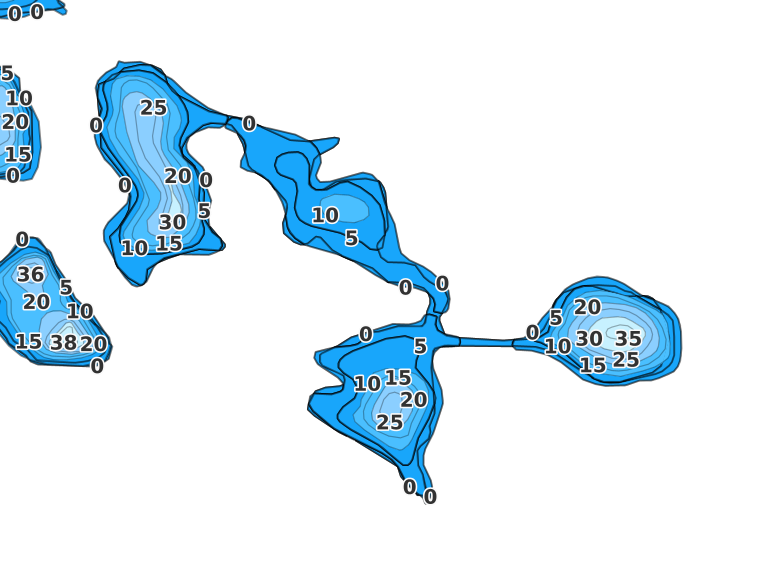 Council Lake - Fishing Points