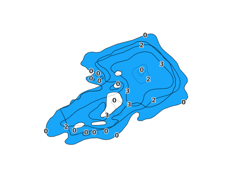 Crego Lake - Fishing Points