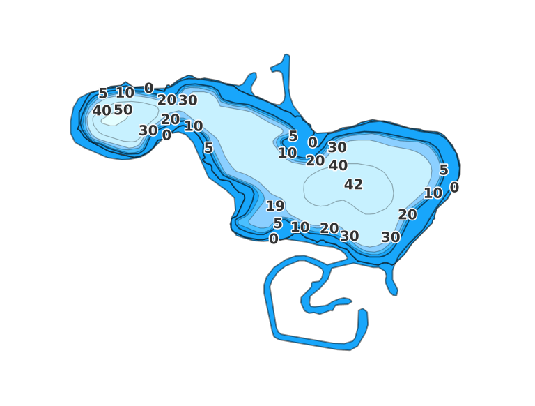 Deep Lake - Fishing Points