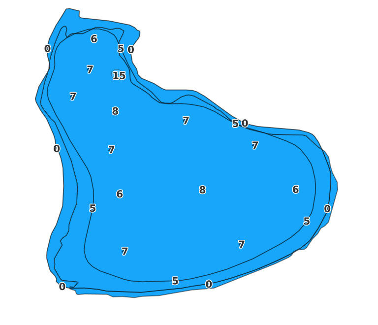 Deer Lake - Fishing Points