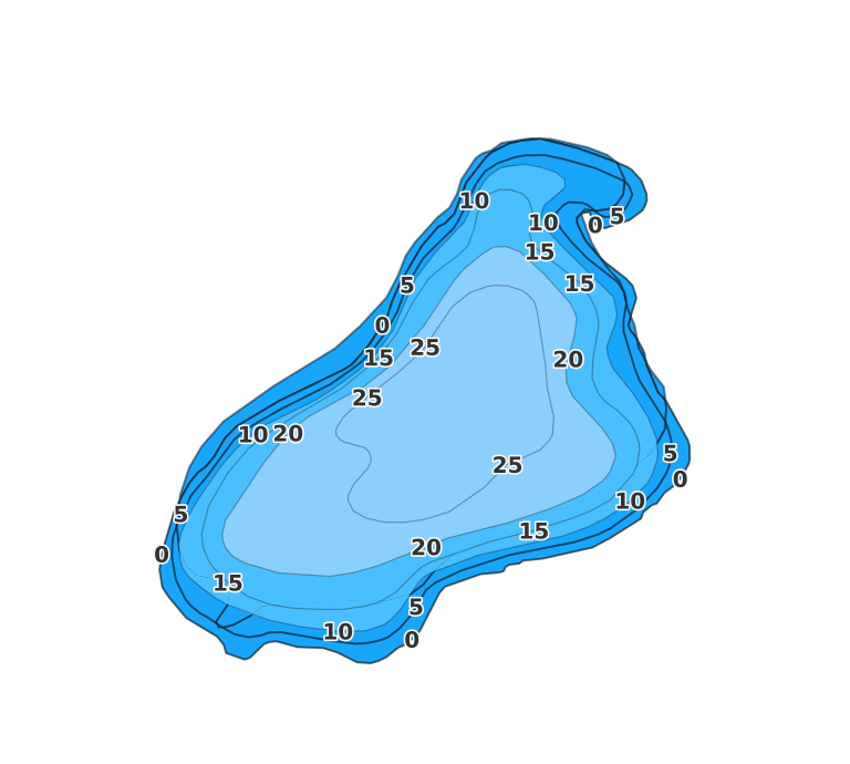 Driskels Lake - Fishing Points