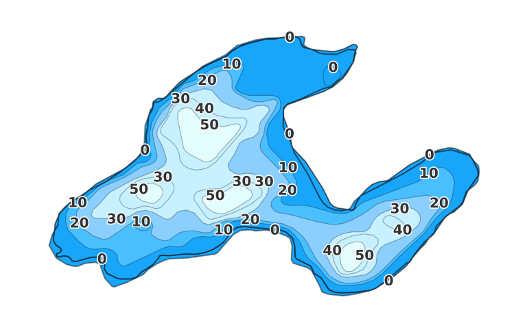 Eagle Lake - Fishing Points