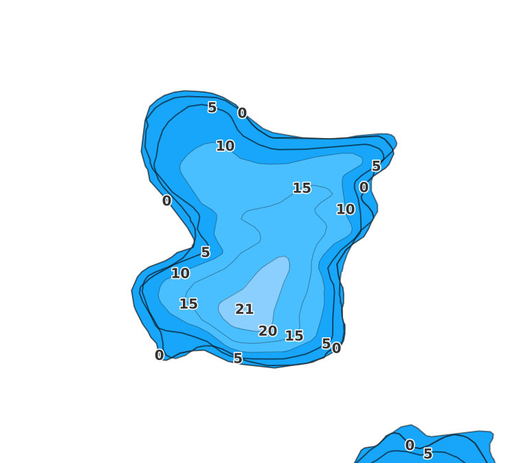 Florence Lake - Fishing Points