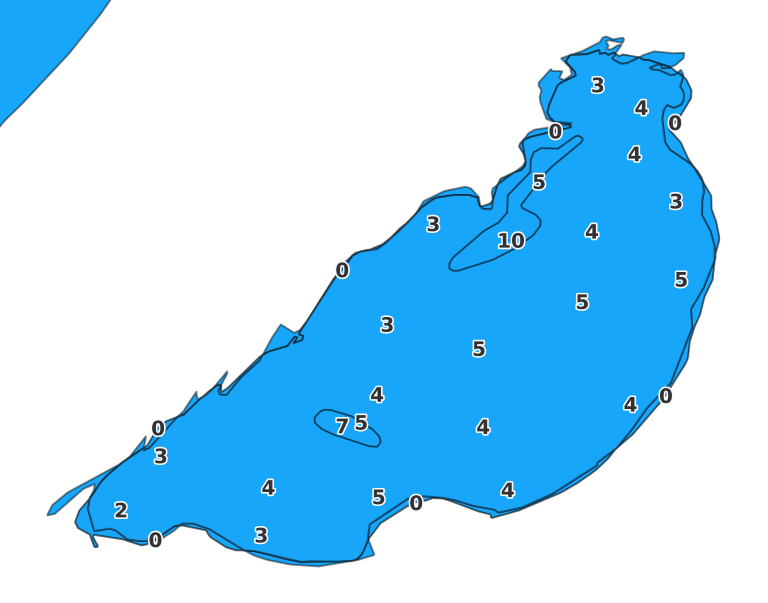 French Farm Lake - Fishing Points