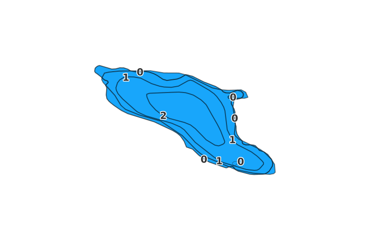 Ghost Lake - Fishing Points